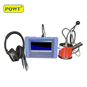 PQWT-CL500 Лесен за употреба електрически пробен уред подземен 5-метров търсещия неизправности тръби с външен детектор за изтичане на вода тръба