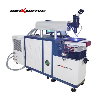 Апарат за спот заваряване Maxwave MW-AR300W YAG, Автоматична прес-форма, лазерен заваръчни машини с микроскоп и пулт за управление електродъгово заваряване