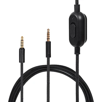 Аудио кабел за слушалки 2 m 3,5 мм мъж към мъж за Logitech G433 G233 GPRO GPRO X