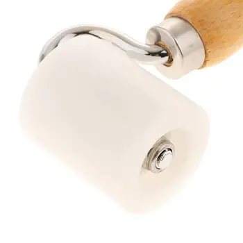 Валяк за шев на тапети Ръчно определяне валяк САМ инструмент дървен валяк