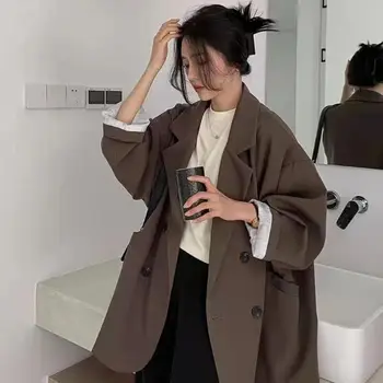 Жена 2023 Нов костюм, пролетно-есенна мода, корейската версия темперамент, спокоен стил на колежа, част