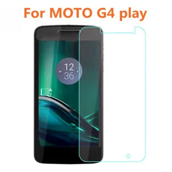 за Motorola g4 play закалено стъкло оригиналната защитно фолио 9h взривозащитен протектор на екрана, за да moto g4 play защитен калъф