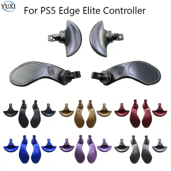 Замяна на задните метални остриета YuXi за PS5 Edge Elite Метален бутон за стартиране на гърба на клавишите за химикалки P5 Игрови аксесоари