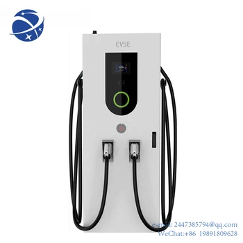 Зарядно устройство Юн YiFloor stand ev за бързо зареждане на постоянен ток с мощност 120 кВт, 3-фазная зарядно устройство ev за електрически превозни средства на ниво 2 CCS2