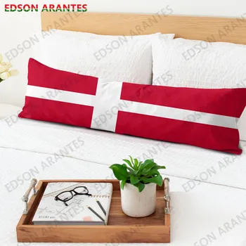 Калъфка за Тяло с Датския Флаг, Датската Патриотическая Дълга Калъфка за възглавница, Голяма Декоративна Калъфка за Поръчка на дивана в спалнята