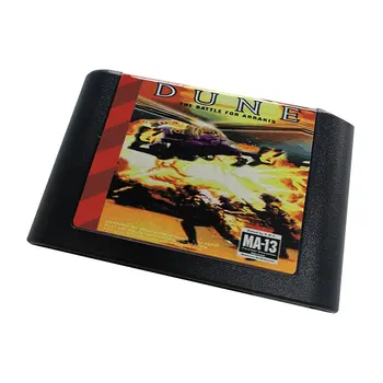 Касета Dune the Battle for Arrakis, 16 бита, игрална карта MD за Sega Mega Drive и за оригинална конзола