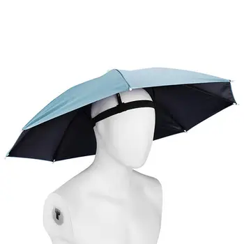 Преносима дъждовна шапка, чадър за риболов на открито, козирка, Анти-UV, Къмпинг, риболов шапки, шапка, Плажни шапки, аксесоар