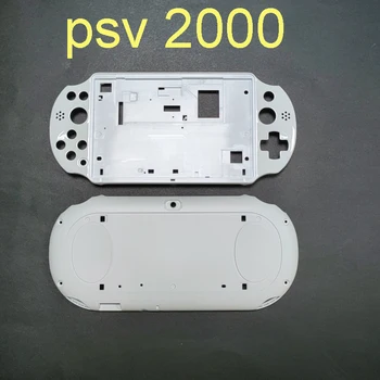 Пълен корпус Пластмасов капак на корпуса за PSV2000 PSV 2000 Предната и задната лицева панел Калъф с бутони Комплект за конзолата PSVITA 2000 Slim